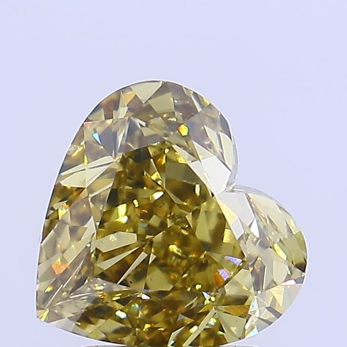 Loose Diamond - HEART 1.85ct Fancy Intense Yellow VS2: Loose Diamond - HEART 1.85ct Fancy Intense Yellow VS2 Source: This is a real non-mined Diamond that has been grown in a lab Shape: HEART Carats: 1.85 Color: Fancy Intense Yellow Certification: NONE Vi