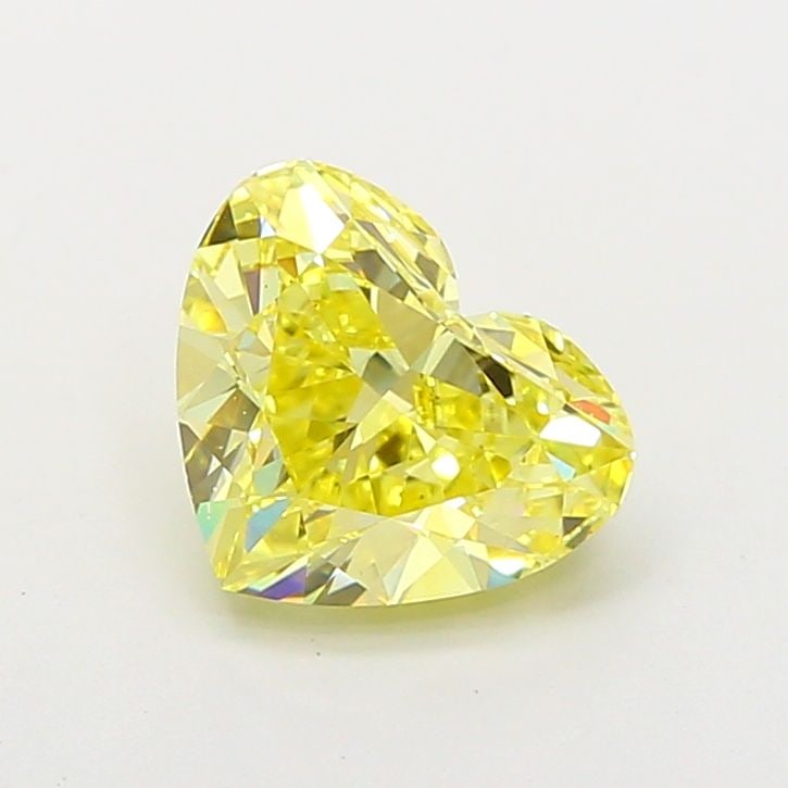 Loose Diamond - HEART 2.53ct Fancy Intense Yellow VS1: Loose Diamond - HEART 2.53ct Fancy Intense Yellow VS1 Source: This is a real non-mined Diamond that has been grown in a lab Shape: HEART Carats: 2.53 Color: Fancy Intense Yellow Certification: IGI Vid
