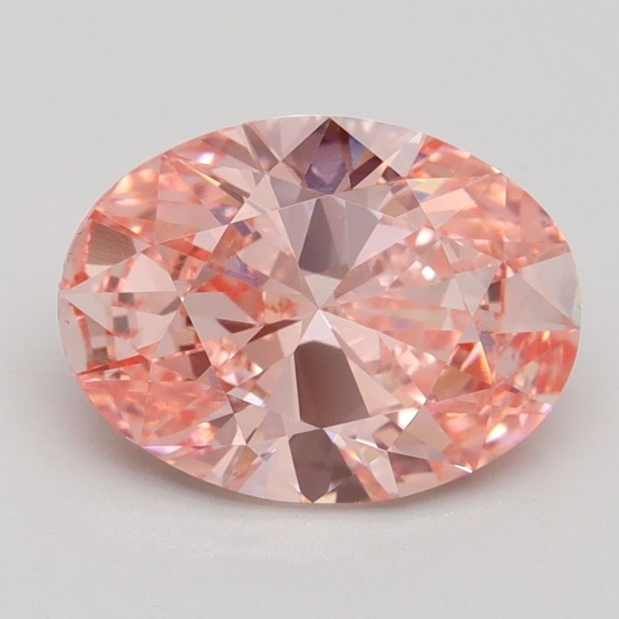 Loose Diamond - OVAL 2.2ct Fancy Vivid Pink VS1: Loose Diamond - OVAL 2.2ct Fancy Vivid Pink VS1 Source: This is a real non-mined Diamond that has been grown in a lab Shape: OVAL Carats: 2.2 Color: Fancy Vivid Pink Certification: IGI Video: