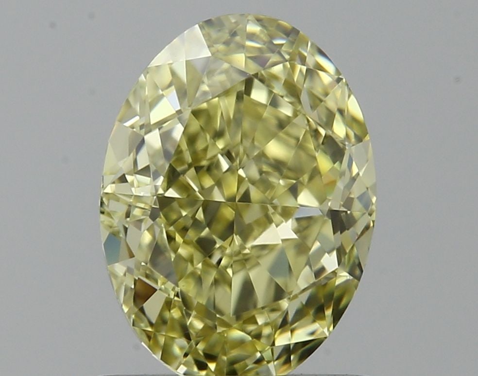 Loose Diamond - OVAL 1.01ct Fancy Yellow VVS2: Loose Diamond - OVAL 1.01ct Fancy Yellow VVS2 Source: Natural Shape: OVAL Carats: 1.01 Color: Fancy Yellow Certification: GIA Video: