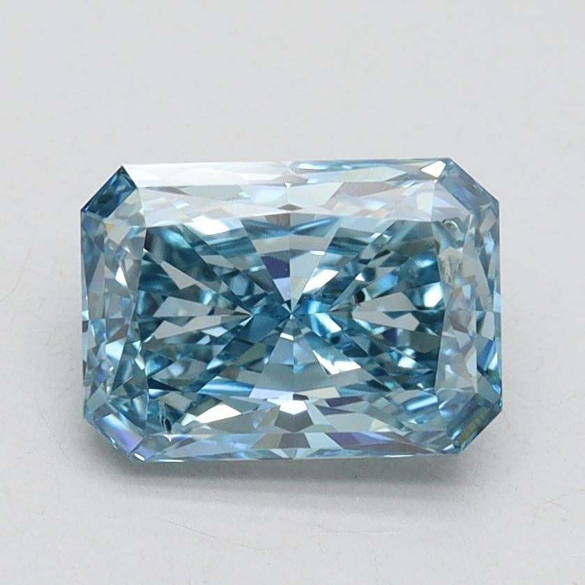 Loose Diamond - RADIANT 1.61ct Fancy Vivid Blue VS2