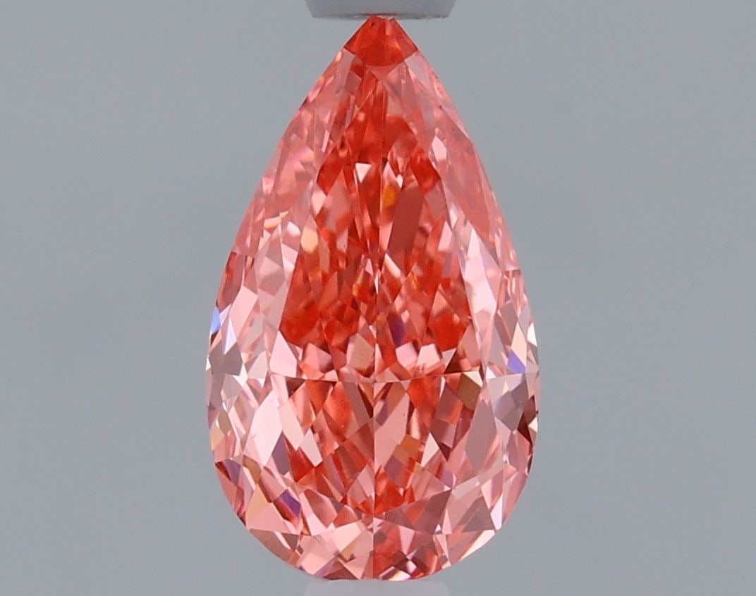 Loose Diamond - PEAR 0.99ct Fancy Vivid Pink VVS2