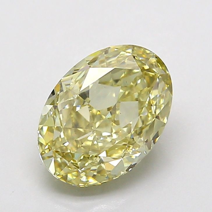 Loose Diamond - OVAL 2.03ct Fancy Light Yellow VS1: Loose Diamond - OVAL 2.03ct Fancy Light Yellow VS1 Source: This is a real non-mined Diamond that has been grown in a lab Shape: OVAL Carats: 2.03 Color: Fancy Light Yellow Certification: IGI Video: