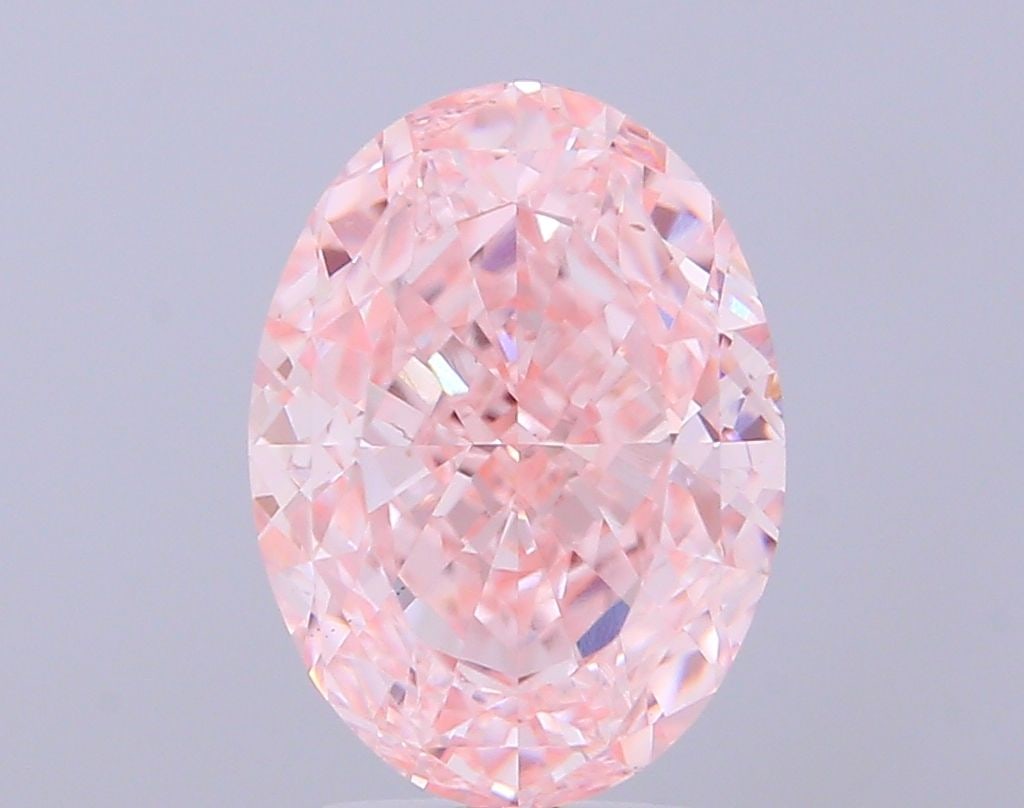 Loose Diamond - OVAL 5.02ct Fancy Intense Pink VVS2