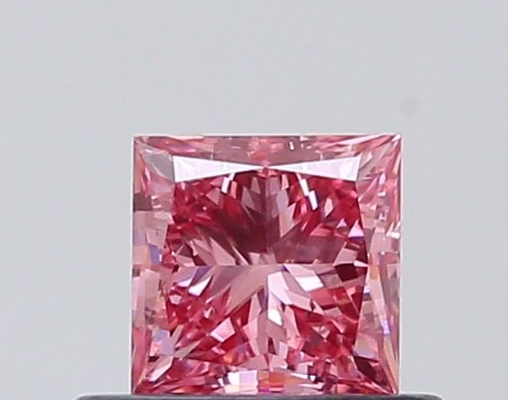 Loose Diamond - PRINCESS 0.49ct Fancy Dark Reddish Red VS2: Loose Diamond - PRINCESS 0.49ct Fancy Dark Reddish Red VS2 Source: This is a real non-mined Diamond that has been grown in a lab Shape: PRINCESS Carats: 0.49 Color: Fancy Dark Reddish Red Certificatio
