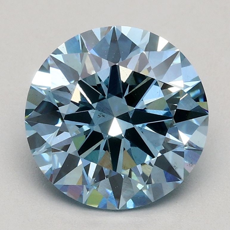 Ideal Loose Diamond - ROUND 1.5ct Fancy Blue SI1: Ideal Loose Diamond - ROUND 1.5ct Fancy Blue SI1 Source: This is a real non-mined Diamond that has been grown in a lab Shape: ROUND Carats: 1.5 Color: Fancy Blue Certification: IGI Video: