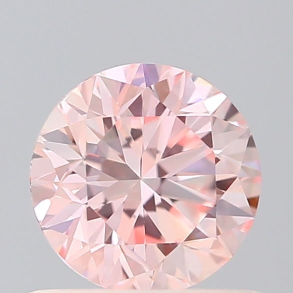 Loose Diamond - ROUND 0.58ct Fancy Vivid Pink VVS1: Loose Diamond - ROUND 0.58ct Fancy Vivid Pink VVS1 Source: This is a real non-mined Diamond that has been grown in a lab Shape: ROUND Carats: 0.58 Color: Fancy Vivid Pink Certification: NONE Video:
