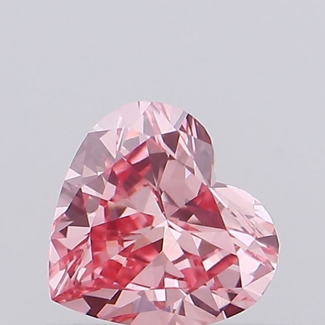 Loose Diamond - HEART 0.28ct Fancy Vivid Pink VVS2: Loose Diamond - HEART 0.28ct Fancy Vivid Pink VVS2 Source: This is a real non-mined Diamond that has been grown in a lab Shape: HEART Carats: 0.28 Color: Fancy Vivid Pink Certification: NONE Video: