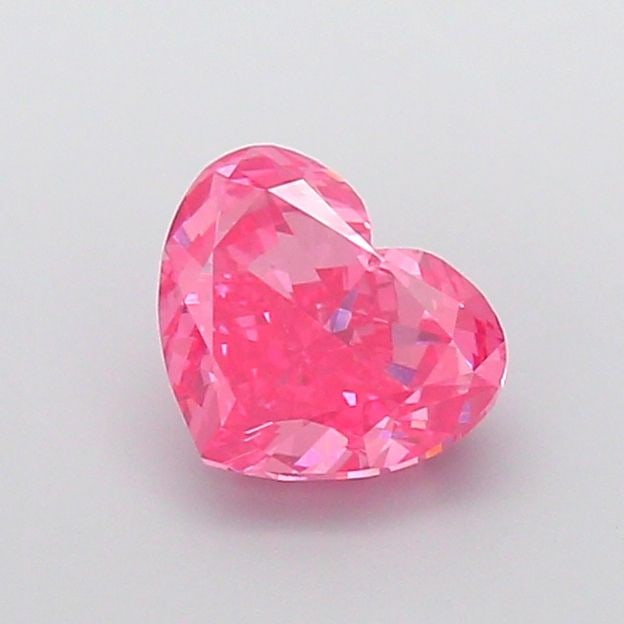 Loose Diamond - HEART 1.59ct Fancy Vivid Pink VS1: Loose Diamond - HEART 1.59ct Fancy Vivid Pink VS1 Source: This is a real non-mined Diamond that has been grown in a lab Shape: HEART Carats: 1.59 Color: Fancy Vivid Pink Certification: NONE Video: