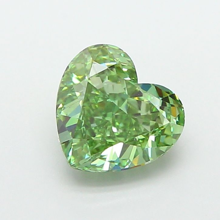 Loose Diamond - HEART 1.69ct Fancy Vivid Green VS1: Loose Diamond - HEART 1.69ct Fancy Vivid Green VS1 Source: This is a real non-mined Diamond that has been grown in a lab Shape: HEART Carats: 1.69 Color: Fancy Vivid Green Certification: IGI Video: