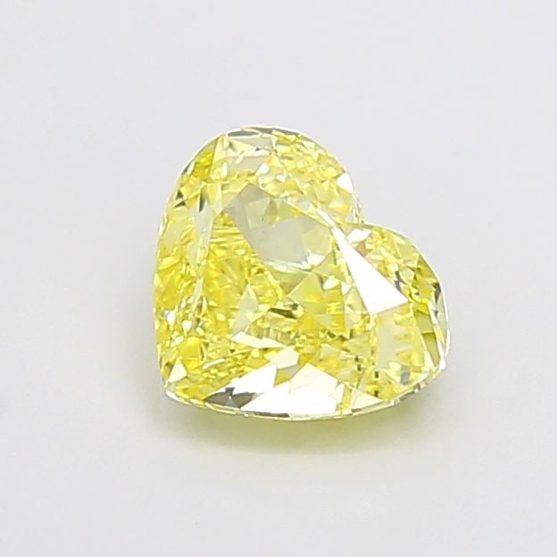 Loose Diamond - HEART 1.64ct Fancy Intense Yellow VS1: Loose Diamond - HEART 1.64ct Fancy Intense Yellow VS1 Source: This is a real non-mined Diamond that has been grown in a lab Shape: HEART Carats: 1.64 Color: Fancy Intense Yellow Certification: IGI Vid