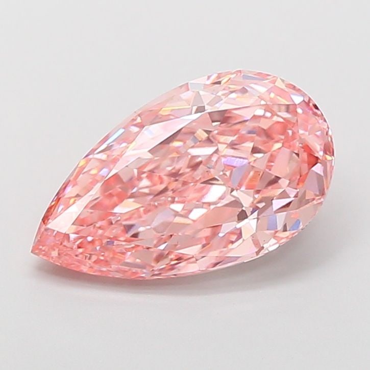 Loose Diamond - PEAR 4.55ct Fancy Vivid Pink VS2: Loose Diamond - PEAR 4.55ct Fancy Vivid Pink VS2 Source: This is a real non-mined Diamond that has been grown in a lab Shape: PEAR Carats: 4.55 Color: Fancy Vivid Pink Certification: IGI Video: Video