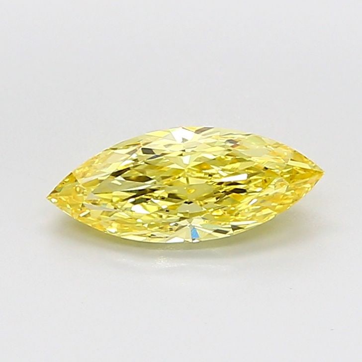 Loose Diamond - MARQUISE 1.5ct Fancy Vivid Yellow VS1: Loose Diamond - MARQUISE 1.5ct Fancy Vivid Yellow VS1 Source: This is a real non-mined Diamond that has been grown in a lab Shape: MARQUISE Carats: 1.5 Color: Fancy Vivid Yellow Certification: IGI Vid