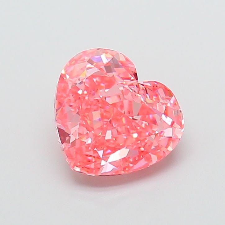 Loose Diamond - HEART 3.05ct Fancy Vivid Pink VVS2: Loose Diamond - HEART 3.05ct Fancy Vivid Pink VVS2 Source: This is a real non-mined Diamond that has been grown in a lab Shape: HEART Carats: 3.05 Color: Fancy Vivid Pink Certification: IGI Video: