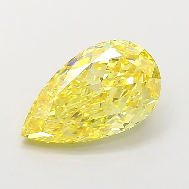 Loose Diamond - PEAR 2.7ct Fancy Vivid Yellow VVS2: Loose Diamond - PEAR 2.7ct Fancy Vivid Yellow VVS2 Source: This is a real non-mined Diamond that has been grown in a lab Shape: PEAR Carats: 2.7 Color: Fancy Vivid Yellow Certification: IGI Video: