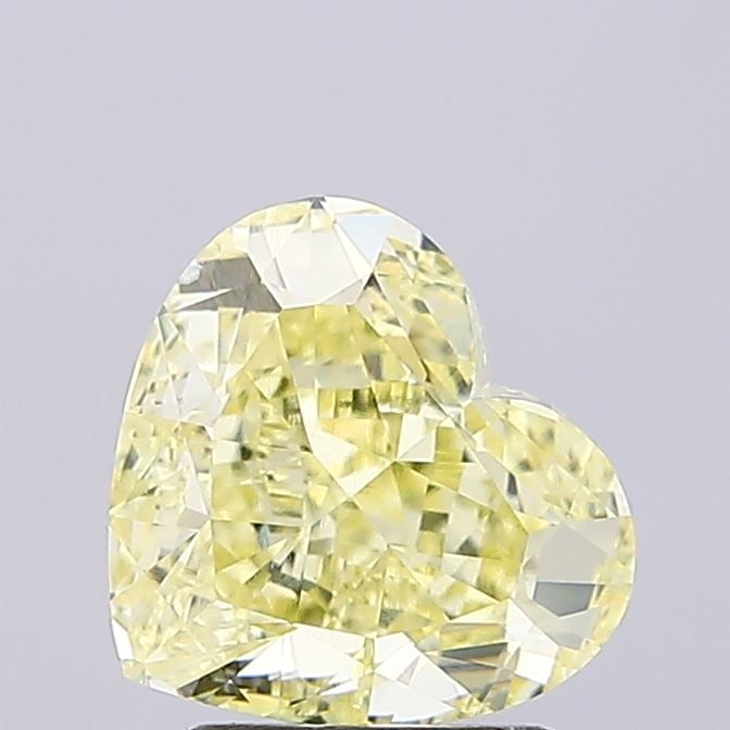 Loose Diamond - HEART 2.52ct Fancy Intense Yellow VS2: Loose Diamond - HEART 2.52ct Fancy Intense Yellow VS2 Source: This is a real non-mined Diamond that has been grown in a lab Shape: HEART Carats: 2.52 Color: Fancy Intense Yellow Certification: IGI Vid