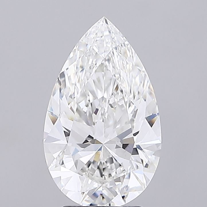 Loose Diamond - PEAR 3.5ct F VVS2: Loose Diamond - PEAR 3.5ct F VVS2 Source: This is a real non-mined Diamond that has been grown in a lab Shape: PEAR Carats: 3.5 Color: F Clarity: VVS2 Certification: IGI Video: