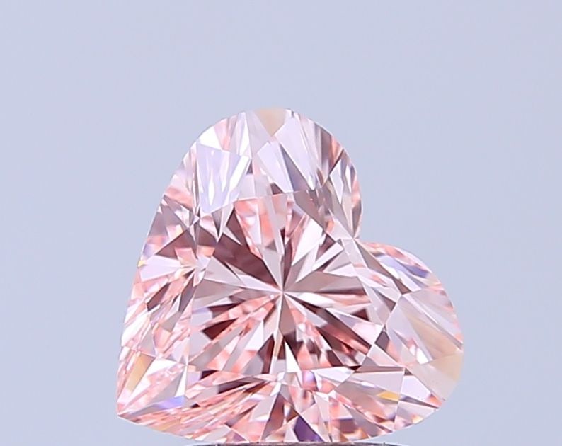 Loose Diamond - HEART 2.52ct Fancy Intense Pink VVS2: Loose Diamond - HEART 2.52ct Fancy Intense Pink VVS2 Source: This is a real non-mined Diamond that has been grown in a lab Shape: HEART Carats: 2.52 Color: Fancy Intense Pink Certification: IGI Video: