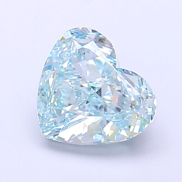 Loose Diamond - HEART 1.54ct Fancy Vivid Blueish Green VVS2: Loose Diamond - HEART 1.54ct Fancy Vivid Blueish Green VVS2 Source: This is a real non-mined Diamond that has been grown in a lab Shape: HEART Carats: 1.54 Color: Fancy Vivid Blueish Green Certificati