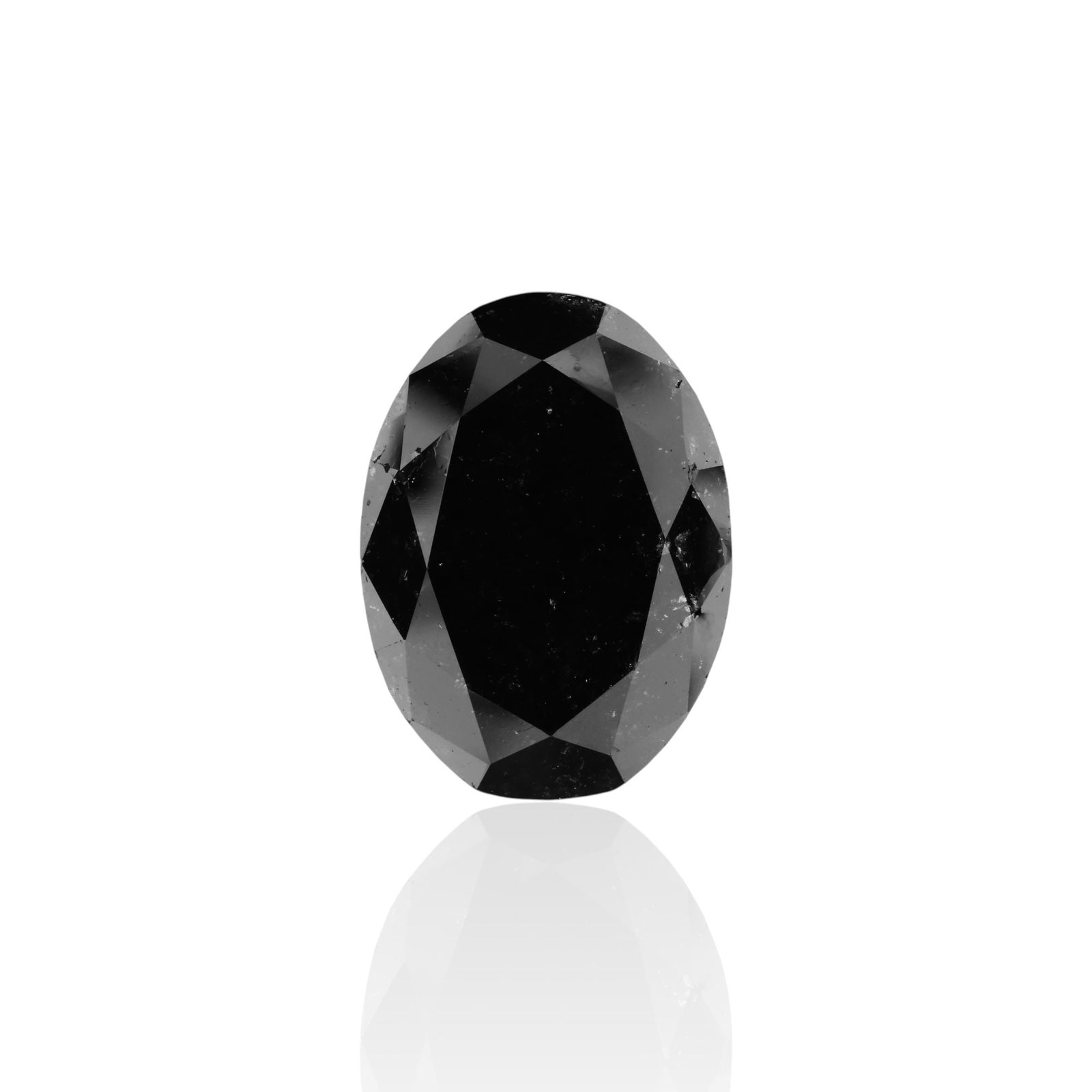 Loose Diamond - OVAL 8.58ct Fancy Black VVS2: Loose Diamond - OVAL 8.58ct Fancy Black VVS2 Source: Natural Shape: OVAL Carats: 8.58 Color: Fancy Black Certification: GIA Video: