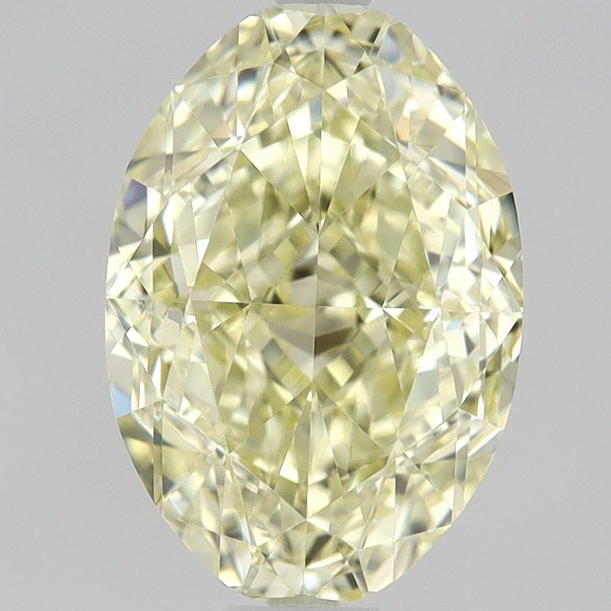 Loose Diamond - OVAL 1.5ct Fancy Yellow VVS1: Loose Diamond - OVAL 1.5ct Fancy Yellow VVS1 Source: Natural Shape: OVAL Carats: 1.5 Color: Fancy Yellow Certification: GIA The Diamond Depot Guarantee: All items in this auction are guaranteed to be 