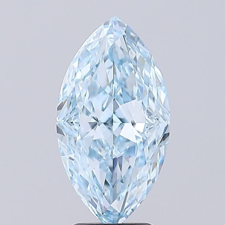 Loose Diamond - MARQUISE 3.01ct Fancy Vivid Blue VS1