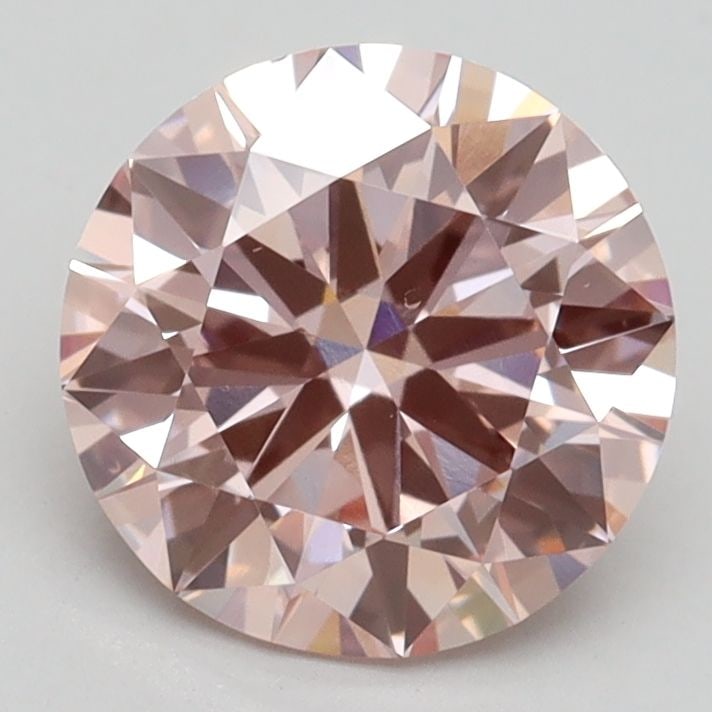 Loose Diamond - ROUND 2.06ct Fancy Intense Pink VS1