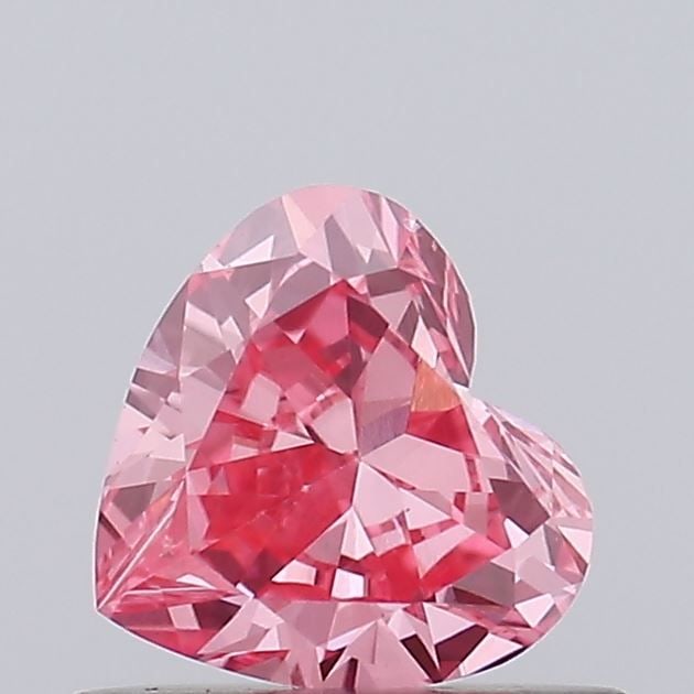 Loose Diamond - HEART 0.53ct Fancy Vivid Pink VVS2: Loose Diamond - HEART 0.53ct Fancy Vivid Pink VVS2 Source: This is a real non-mined Diamond that has been grown in a lab Shape: HEART Carats: 0.53 Color: Fancy Vivid Pink Certification: IGI Video: