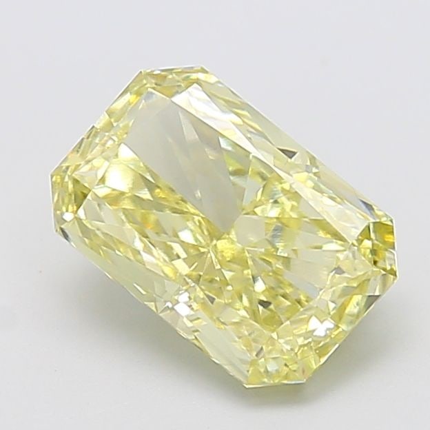 Loose Diamond - RADIANT 3.08ct Fancy Yellow VVS2: Loose Diamond - RADIANT 3.08ct Fancy Yellow VVS2 Source: This is a real non-mined Diamond that has been grown in a lab Shape: RADIANT Carats: 3.08 Color: Fancy Yellow Certification: IGI Video: