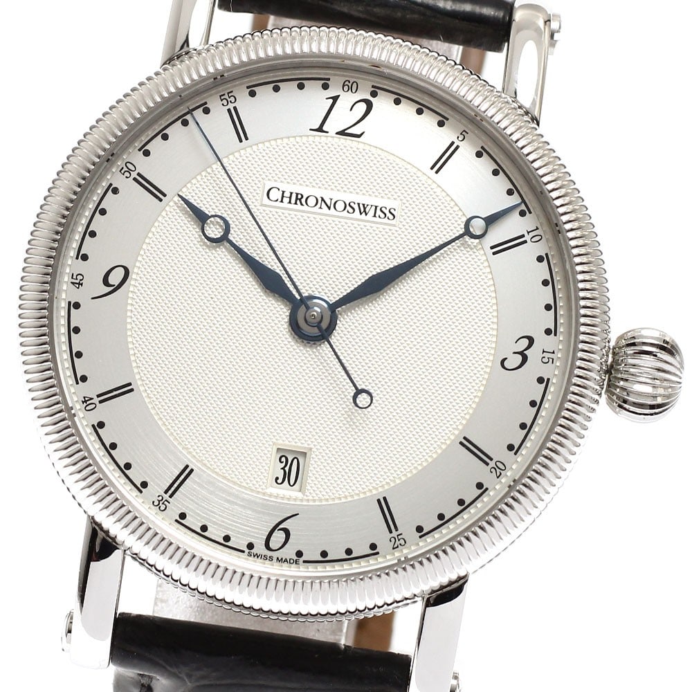 Chronoswiss Sirius CH2843 mens automatic date wristwatch (1 of 6)