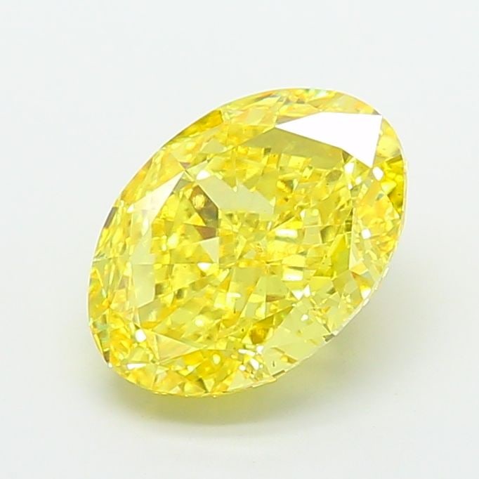 Loose Diamond - OVAL 8.1ct Fancy Vivid Yellow VS2: Loose Diamond - OVAL 8.1ct Fancy Vivid Yellow VS2 Source: This is a real non-mined Diamond that has been grown in a lab Shape: OVAL Carats: 8.1 Color: Fancy Vivid Yellow Certification: IGI Video:
