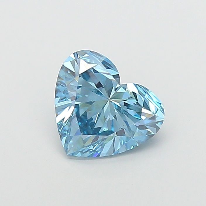 Loose Diamond - HEART 2.07ct Fancy Vivid Blue VS1: Loose Diamond - HEART 2.07ct Fancy Vivid Blue VS1 Source: This is a real non-mined Diamond that has been grown in a lab Shape: HEART Carats: 2.07 Color: Fancy Vivid Blue Certification: IGI Video:
