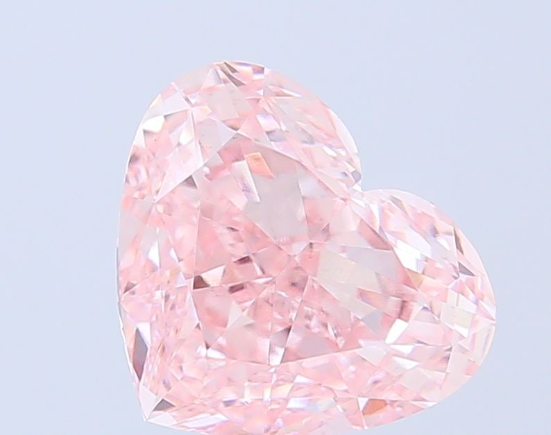 Loose Diamond - HEART 4.01ct Fancy Intense Pink VS1: Loose Diamond - HEART 4.01ct Fancy Intense Pink VS1 Source: This is a real non-mined Diamond that has been grown in a lab Shape: HEART Carats: 4.01 Color: Fancy Intense Pink Certification: IGI Video: