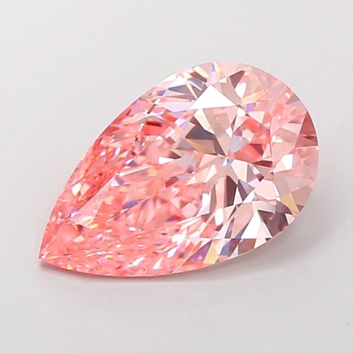 Loose Diamond - PEAR 4.05ct Fancy Vivid Pink VS1: Loose Diamond - PEAR 4.05ct Fancy Vivid Pink VS1 Source: This is a real non-mined Diamond that has been grown in a lab Shape: PEAR Carats: 4.05 Color: Fancy Vivid Pink Certification: IGI Video: Video