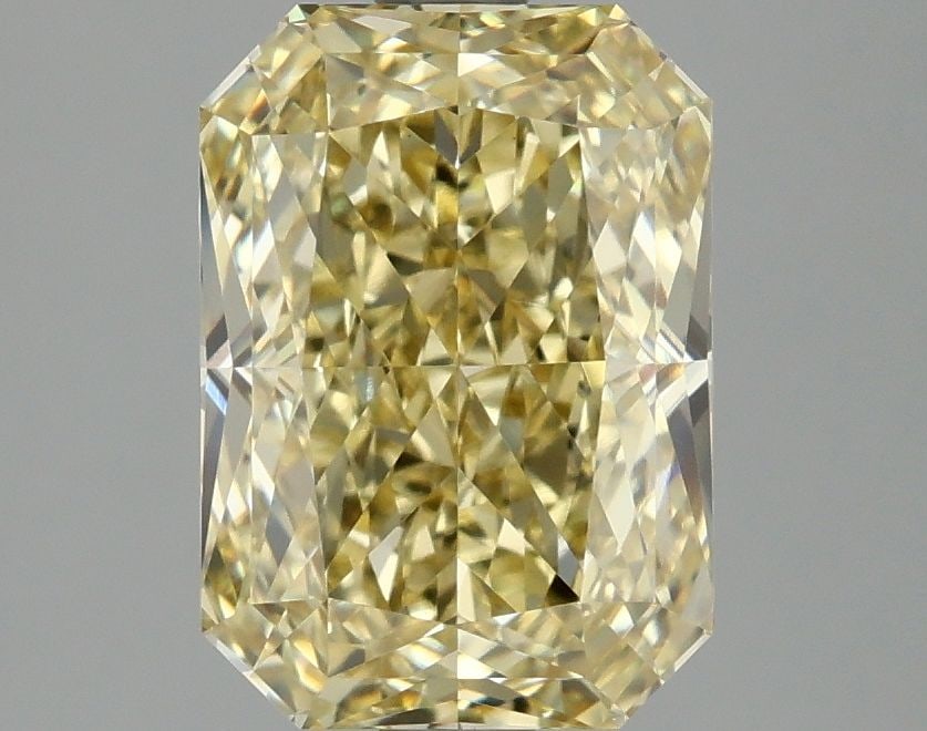 Loose Diamond - RADIANT 3.02ct Fancy Intense Yellow VVS2: Loose Diamond - RADIANT 3.02ct Fancy Intense Yellow VVS2 Source: This is a real non-mined Diamond that has been grown in a lab Shape: RADIANT Carats: 3.02 Color: Fancy Intense Yellow Certification: