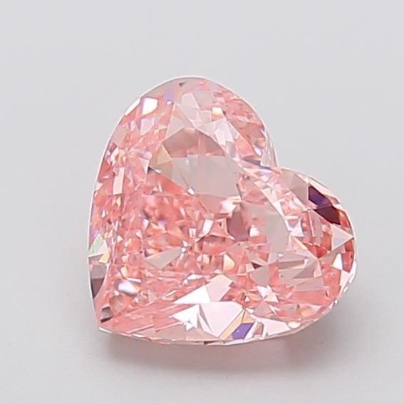 Loose Diamond - HEART 2.07ct Fancy Vivid Pink VS1: Loose Diamond - HEART 2.07ct Fancy Vivid Pink VS1 Source: This is a real non-mined Diamond that has been grown in a lab Shape: HEART Carats: 2.07 Color: Fancy Vivid Pink Certification: IGI Video:
