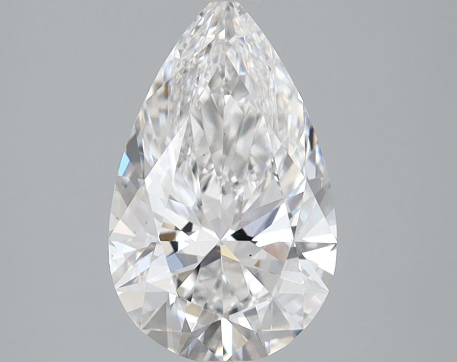 Loose Diamond - PEAR 1.55ct D VS2: Loose Diamond - PEAR 1.55ct D VS2 Source: This is a real non-mined Diamond that has been grown in a lab Shape: PEAR Carats: 1.55 Color: D Clarity: VS2 Certification: IGI Video: