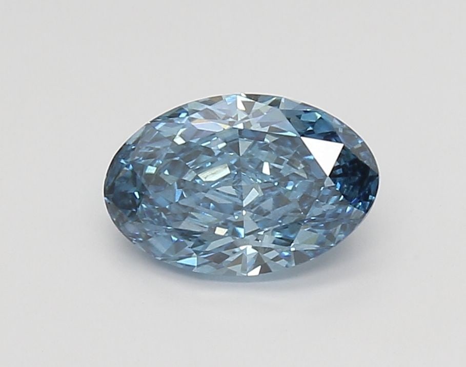 Loose Diamond - OVAL 1.41ct Fancy Vivid Blue VS2: Loose Diamond - OVAL 1.41ct Fancy Vivid Blue VS2 Source: This is a real non-mined Diamond that has been grown in a lab Shape: OVAL Carats: 1.41 Color: Fancy Vivid Blue Certification: IGI Video: