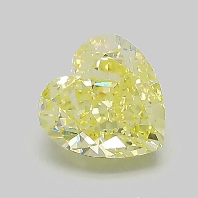 Loose Diamond - HEART 0.99ct Fancy Intense Yellow VS1: Loose Diamond - HEART 0.99ct Fancy Intense Yellow VS1 Source: This is a real non-mined Diamond that has been grown in a lab Shape: HEART Carats: 0.99 Color: Fancy Intense Yellow Certification: IGI Vid