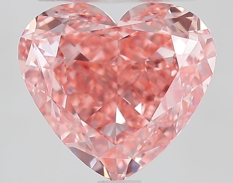 Loose Diamond - HEART 3.05ct Fancy Vivid Pink VVS2: Loose Diamond - HEART 3.05ct Fancy Vivid Pink VVS2 Source: This is a real non-mined Diamond that has been grown in a lab Shape: HEART Carats: 3.05 Color: Fancy Vivid Pink Certification: IGI Video: