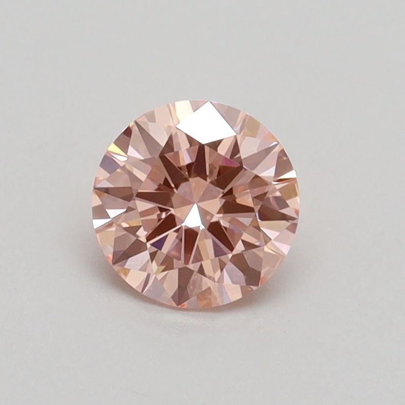 Loose Diamond - ROUND 0.59ct Fancy Intense Pink VS1: Loose Diamond - ROUND 0.59ct Fancy Intense Pink VS1 Source: This is a real non-mined Diamond that has been grown in a lab Shape: ROUND Carats: 0.59 Color: Fancy Intense Pink Certification: IGI Video: