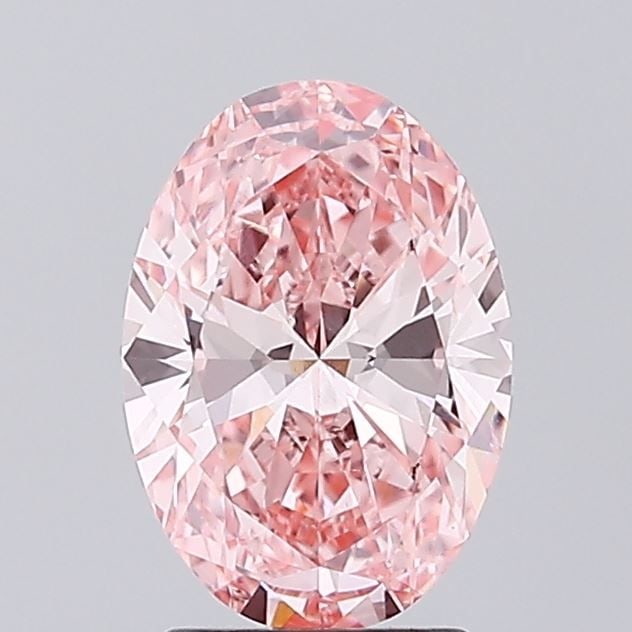 Loose Diamond - OVAL 2.02ct Fancy Vivid Pink VS1: Loose Diamond - OVAL 2.02ct Fancy Vivid Pink VS1 Source: This is a real non-mined Diamond that has been grown in a lab Shape: OVAL Carats: 2.02 Color: Fancy Vivid Pink Certification: IGI Video: