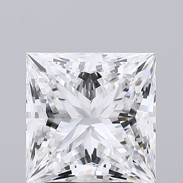 Loose Diamond - PRINCESS 2.54ct E VS1: Loose Diamond - PRINCESS 2.54ct E VS1 Source: This is a real non-mined Diamond that has been grown in a lab Shape: PRINCESS Carats: 2.54 Color: E Clarity: VS1 Certification: IGI Video: