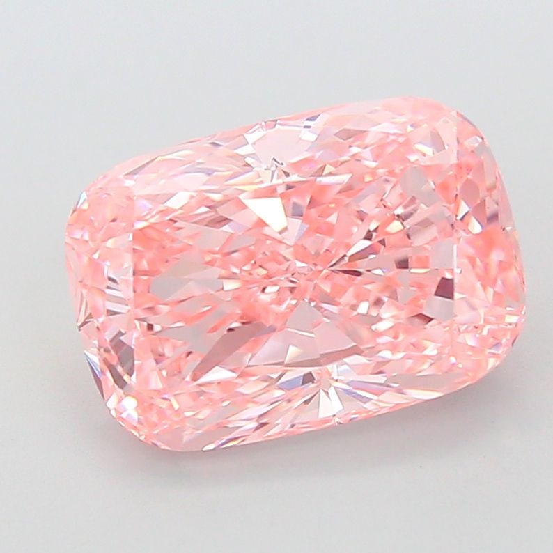 Loose Diamond - CUSHION MODIFIED 5.71ct Fancy Vivid Pink VVS2: Loose Diamond - CUSHION MODIFIED 5.71ct Fancy Vivid Pink VVS2 Source: This is a real non-mined Diamond that has been grown in a lab Shape: CUSHION MODIFIED Carats: 5.71 Color: Fancy Vivid Pink Certifi