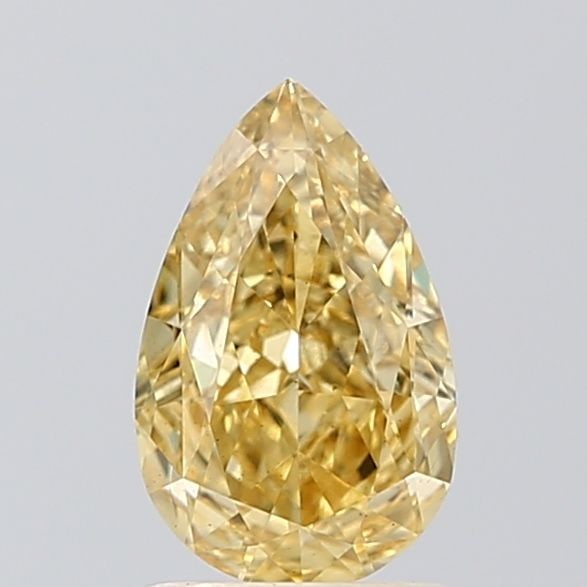Loose Diamond - PEAR 1.31ct Fancy Intense Yellow VS2: Loose Diamond - PEAR 1.31ct Fancy Intense Yellow VS2 Source: This is a real non-mined Diamond that has been grown in a lab Shape: PEAR Carats: 1.31 Color: Fancy Intense Yellow Certification: IGI Video