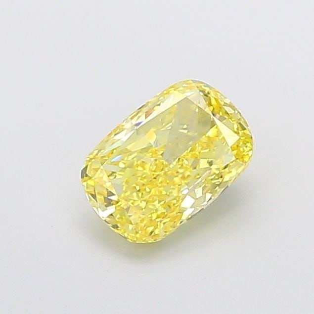 Loose Diamond - CUSHION MODIFIED 1.51ct Fancy Intense Yellow VS2: Loose Diamond - CUSHION MODIFIED 1.51ct Fancy Intense Yellow VS2 Source: This is a real non-mined Diamond that has been grown in a lab Shape: CUSHION MODIFIED Carats: 1.51 Color: Fancy Intense Yellow 