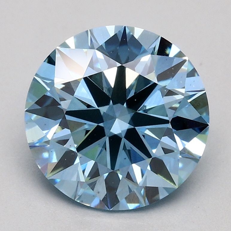 Ideal Loose Diamond - ROUND 1.53ct Fancy Intense Blue VS2 (1 of 1)