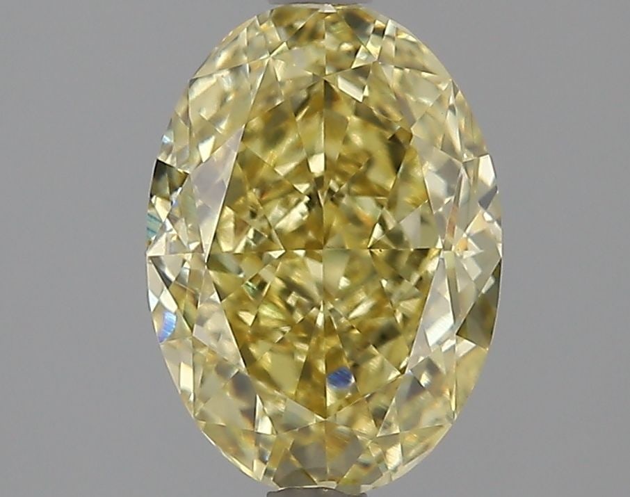 Loose Diamond - OVAL 2.52ct Fancy Intense Yellow VS1: Loose Diamond - OVAL 2.52ct Fancy Intense Yellow VS1 Source: This is a real non-mined Diamond that has been grown in a lab Shape: OVAL Carats: 2.52 Color: Fancy Intense Yellow Certification: IGI Video
