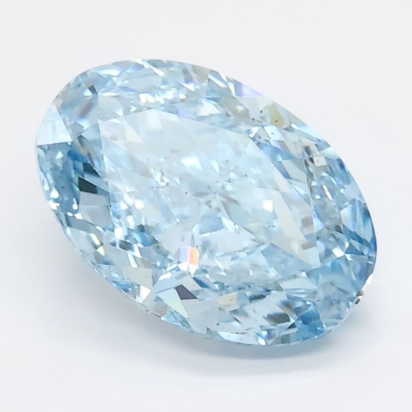 Loose Diamond - OVAL 2.24ct Blue SI2: Loose Diamond - OVAL 2.24ct Blue SI2 Source: This is a real non-mined Diamond that has been grown in a lab Shape: OVAL Carats: 2.24 Color: Blue Certification: NONE Video: