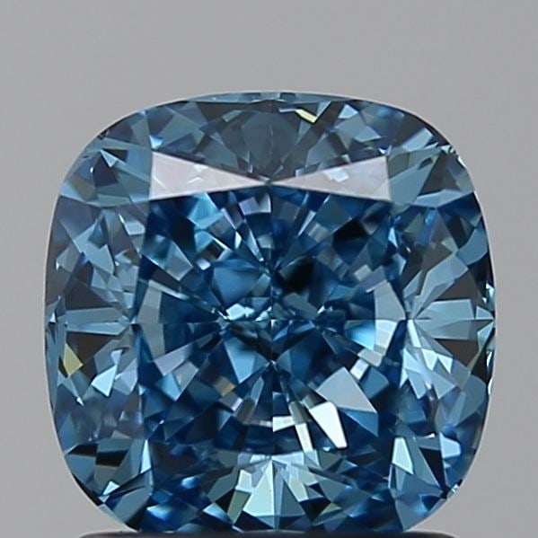 Loose Diamond - CUSHION BRILLIANT 1.45ct Blue VS1: Loose Diamond - CUSHION BRILLIANT 1.45ct Blue VS1 Source: This is a real non-mined Diamond that has been grown in a lab Shape: CUSHION BRILLIANT Carats: 1.45 Color: Blue Certification: NONE Video: